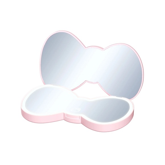 Large Hello Kitty® Bow LED Compact Mirror - Picture 6 of 11